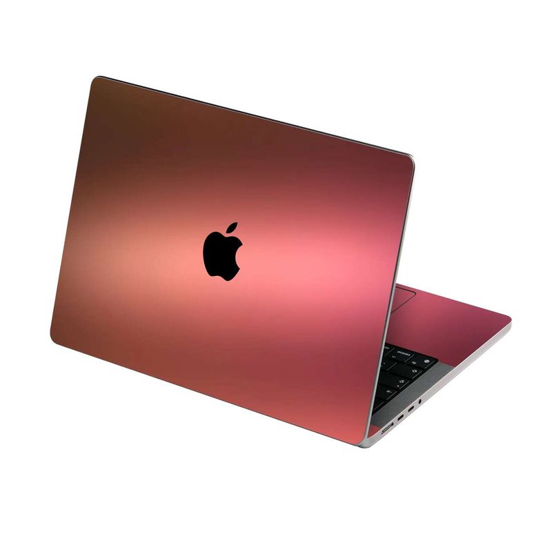 Folie Skin Compatibila cu Apple MacBook Pro 16 2021 - Wrap Skin Chameleon Aubergine Bronze