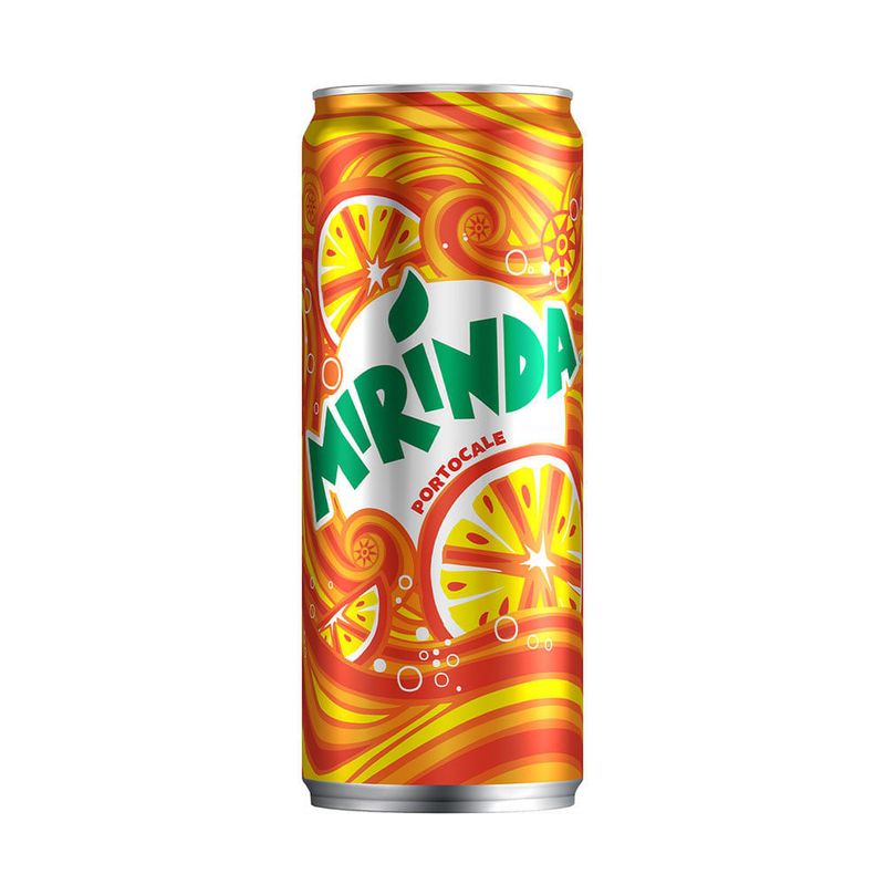 Bautura carbogazoasa cu aroma de portocale Mirinda, 0.33 l