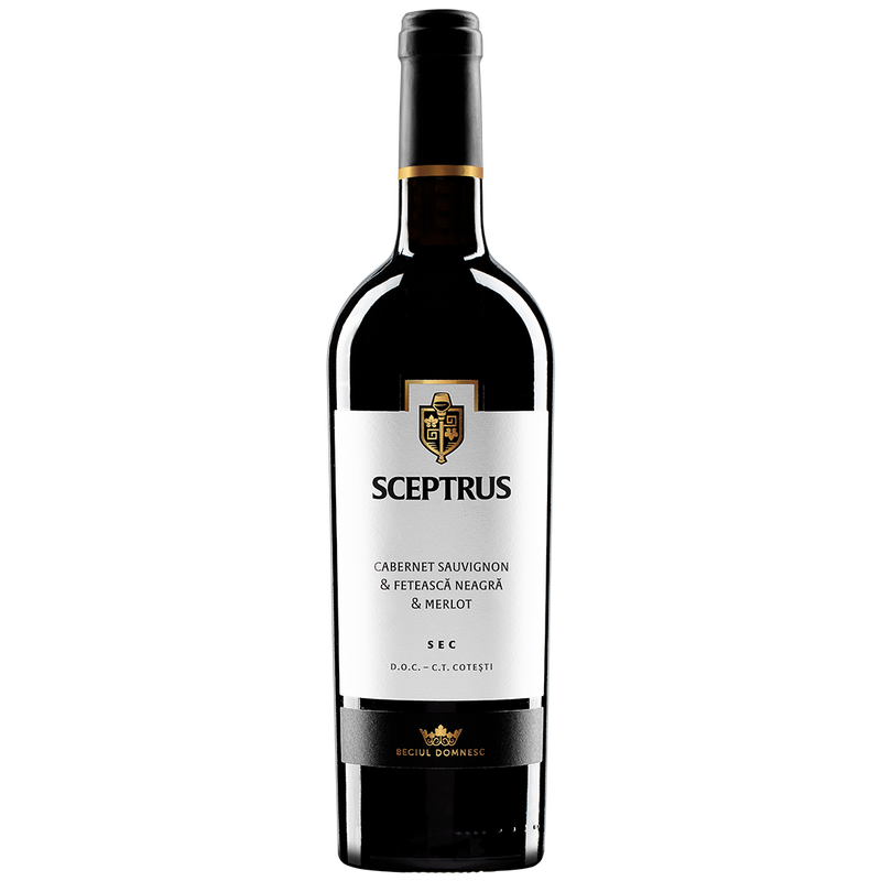 Vin Sceptrus, Rosu Cupaj, Sec, 14%, 750ml