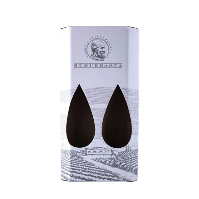 Cutie carton pentru 2 sticle de vin