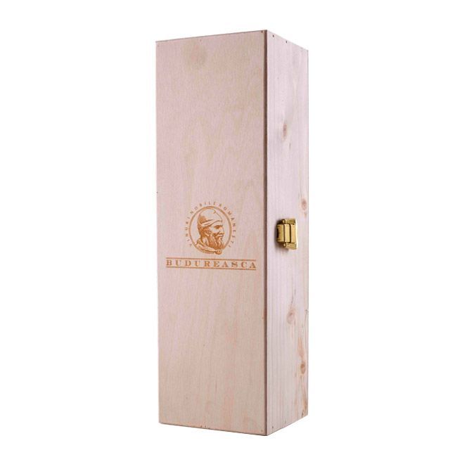 Cutie lemn pentru 1 sticla de vin
