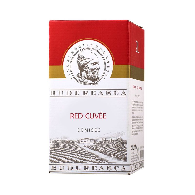 Bag in Box 2L Red Cuvee Demisec 2019