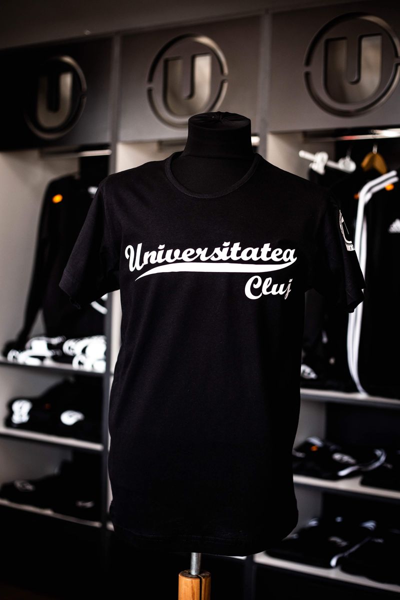 Tricou negru „Universitatea Cluj”